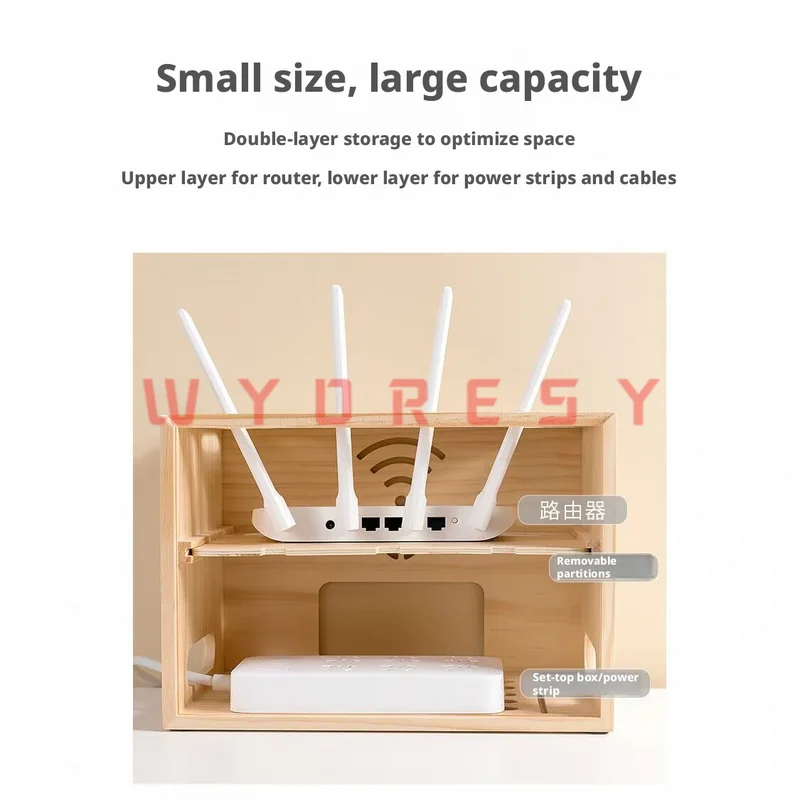 Bracket For Xiaomi（AX3600）Move network gear off desktop to reduce dust buildup and create neat home network station layout