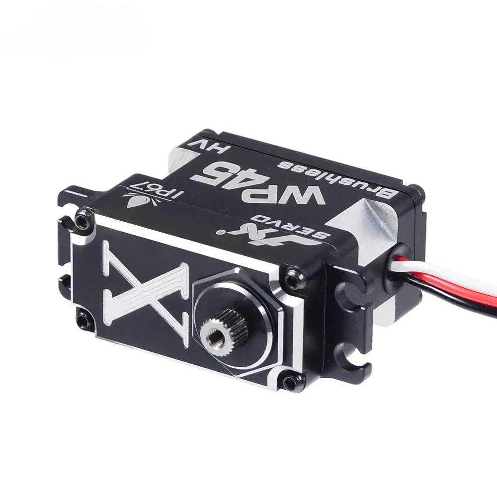 JX WP45 45kg IP67 Servo brushless impermeabile Full Metal Gear Guscio CNC ad alta precisione per applicazioni industriali robot UAV RC