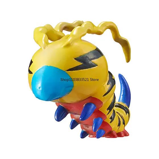 Original BANDAI Digimon Adventure Ver.8.0 Gashapon Toy Leomon Tokomon 20th Anniversary Capsule Action Figure Model Toys