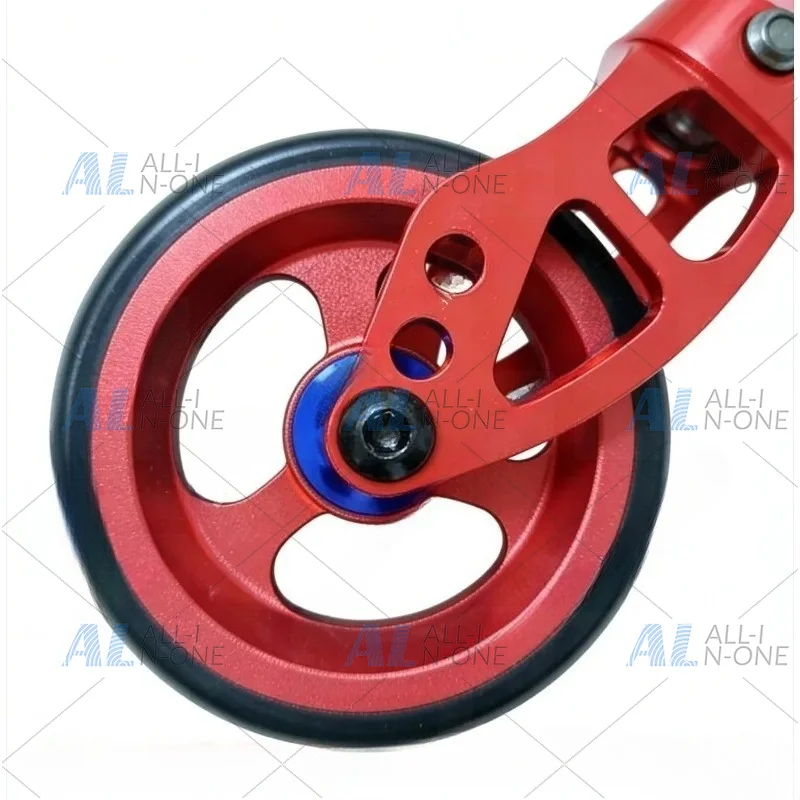 Wheelchair Accessories, Sports and Leisure  Front Small Wheel, Aluminum Alloy Anti Pinch Hair Installation Buckle