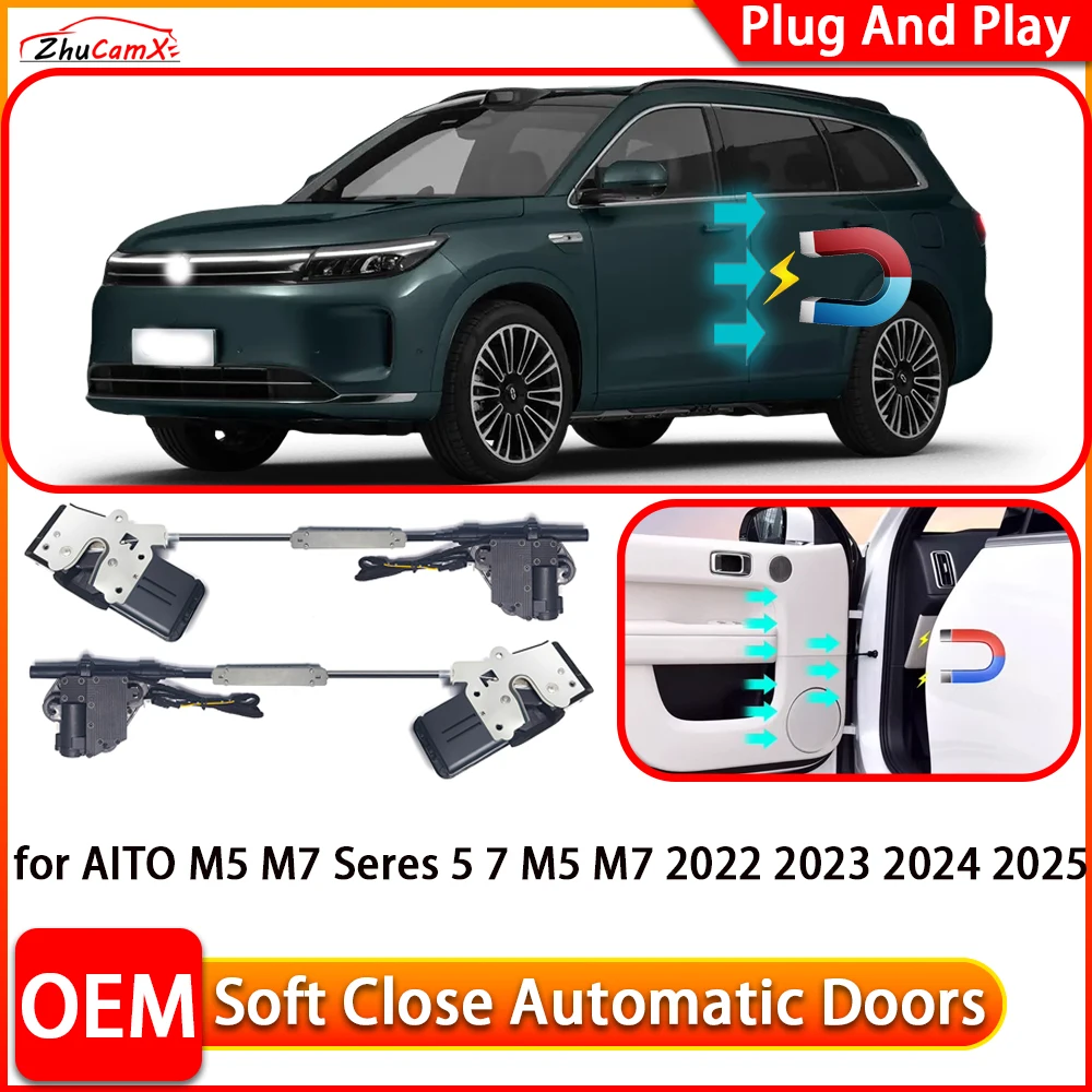 

for AITO M5 M7 Seres 5 7 M5 M7 2022 2023 2024 2025 Electric Soft Close Door Closer Power Closing Door Comfort Closing System