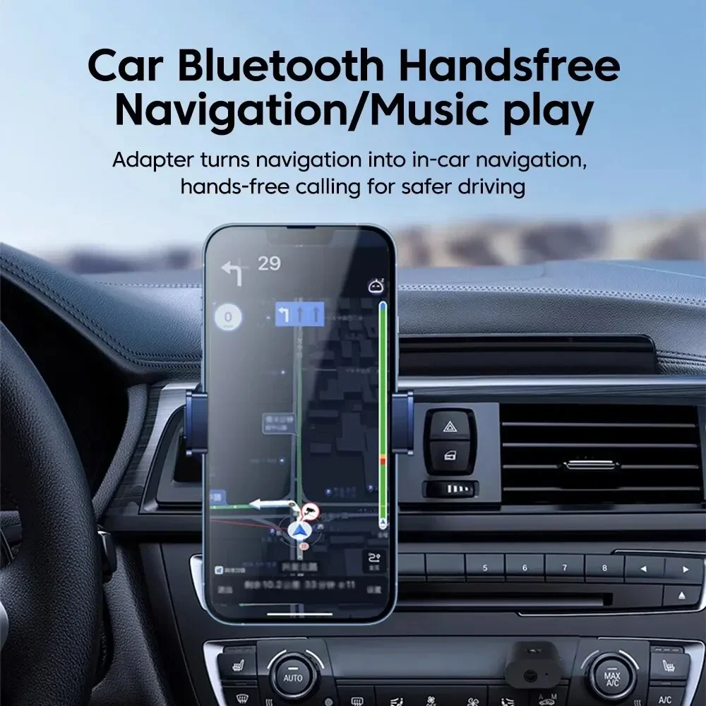 2025 アップグレード Bluetooth 5.3 レシーバーデュアル USB/AUX アダプタープラグアンドプレイカーミュージック Bluetooth ミュージックトランスミッター PC TV カーホーム用