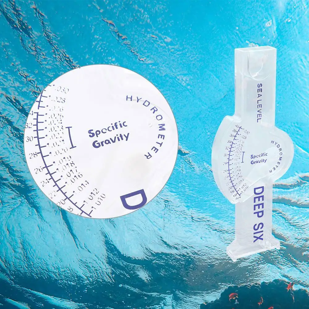 

Rectangle Saltwater Hydrometer Automatic Precise Salt Water Salinity Meter Plastic Saltwater Meter Aquarium Salinity Hydrometers