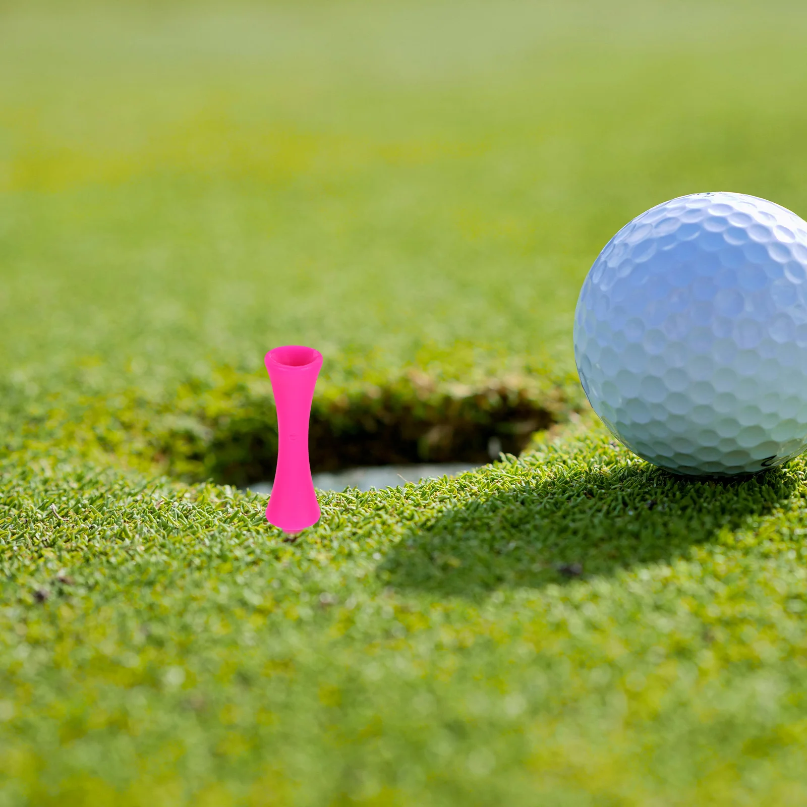 100Pcs Golf Tees 57Mm Sturdy Plastic Practice Tees for Professional Driving Range Golf Simulator Accessories for Adults