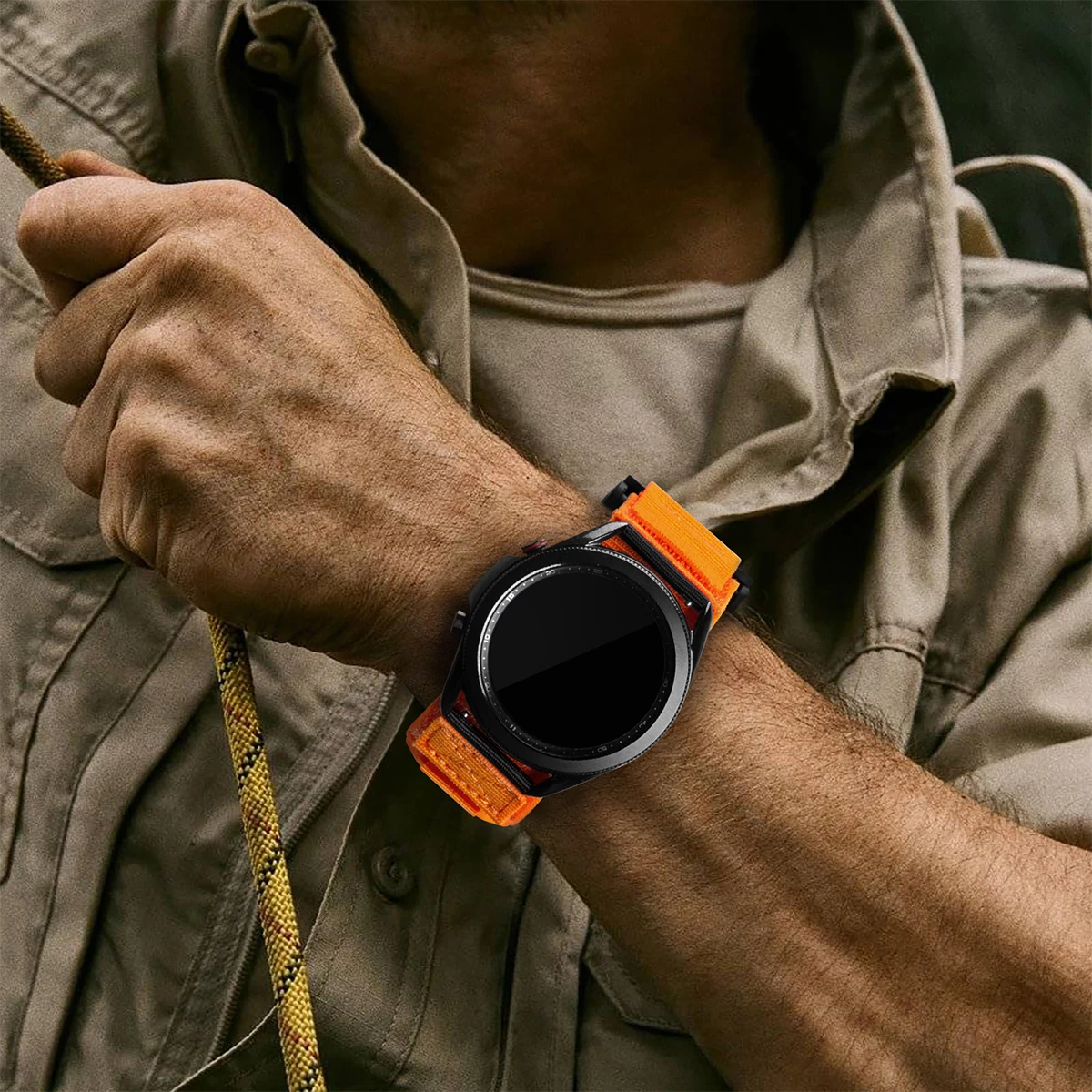 Neues Nylonarmband mit Magnetverschluss, 20 mm und 22 mm, universelles Ersatzarmband für verschiedene Modelle, für Herren, Outdoor-Armbänder, Zubehör. – Detail 8