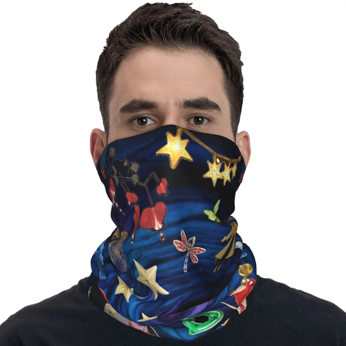 Coraline Horror Cartoon Bandana Retro Balaclava Summer Outdoor Sports Anti-UV Bicycle Mask Breathable Face Masks