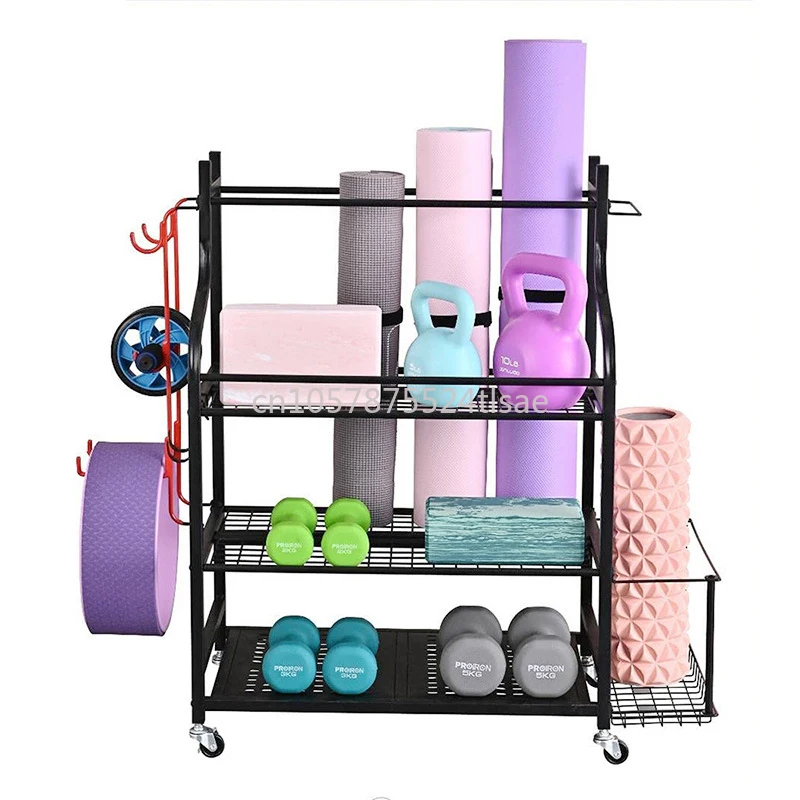 

Yoga mat, basketball, storage, dumbbell rack, home gym, storage rack, trolley, outdoor storage rack with wheels