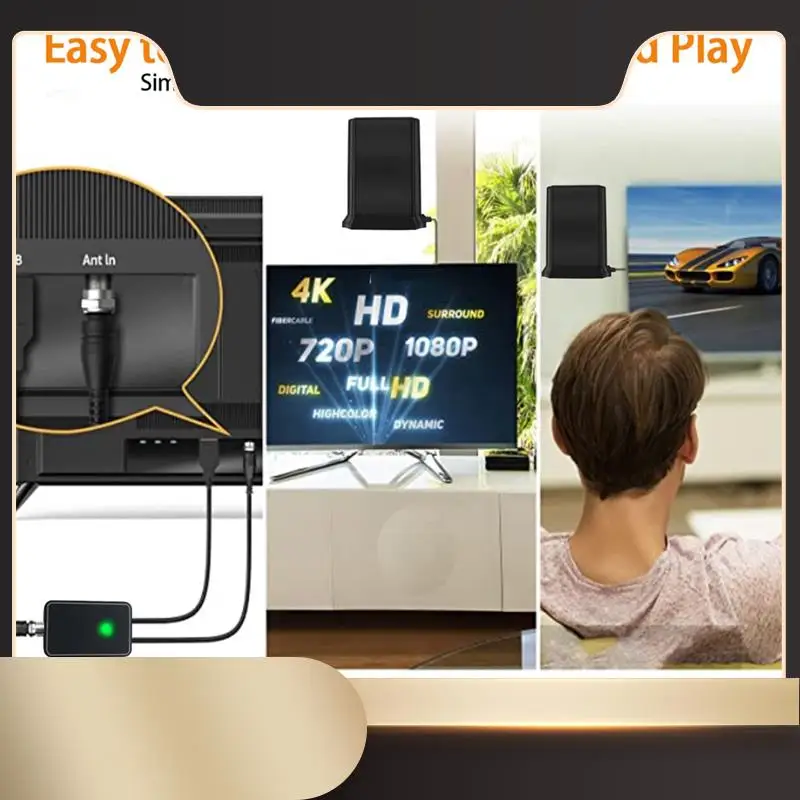 

Европейская и американская бытовая антенна наземной волны Hdtv Dvb-T2, 1 шт., черный-N36R