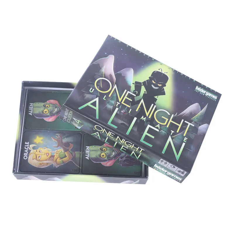 Full English version One night ultimate alien alien casual board game card werewolf series