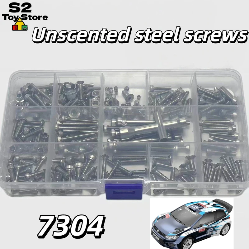 

Набор винтов из нержавеющей стали MJX 304 в кейсе для радиоуправляемых моделей MJX 7304 масштаба 1/7, для ремонта и замены крепежных элементов.