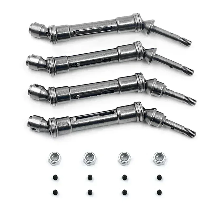 Ensemble d'arbre de transmission avant et arrière en acier CVD, pièces robustes pour Trxs 1/10 Slash 4x4 Stampede VXL 2WD 6851R 6851X 6852R 6852X