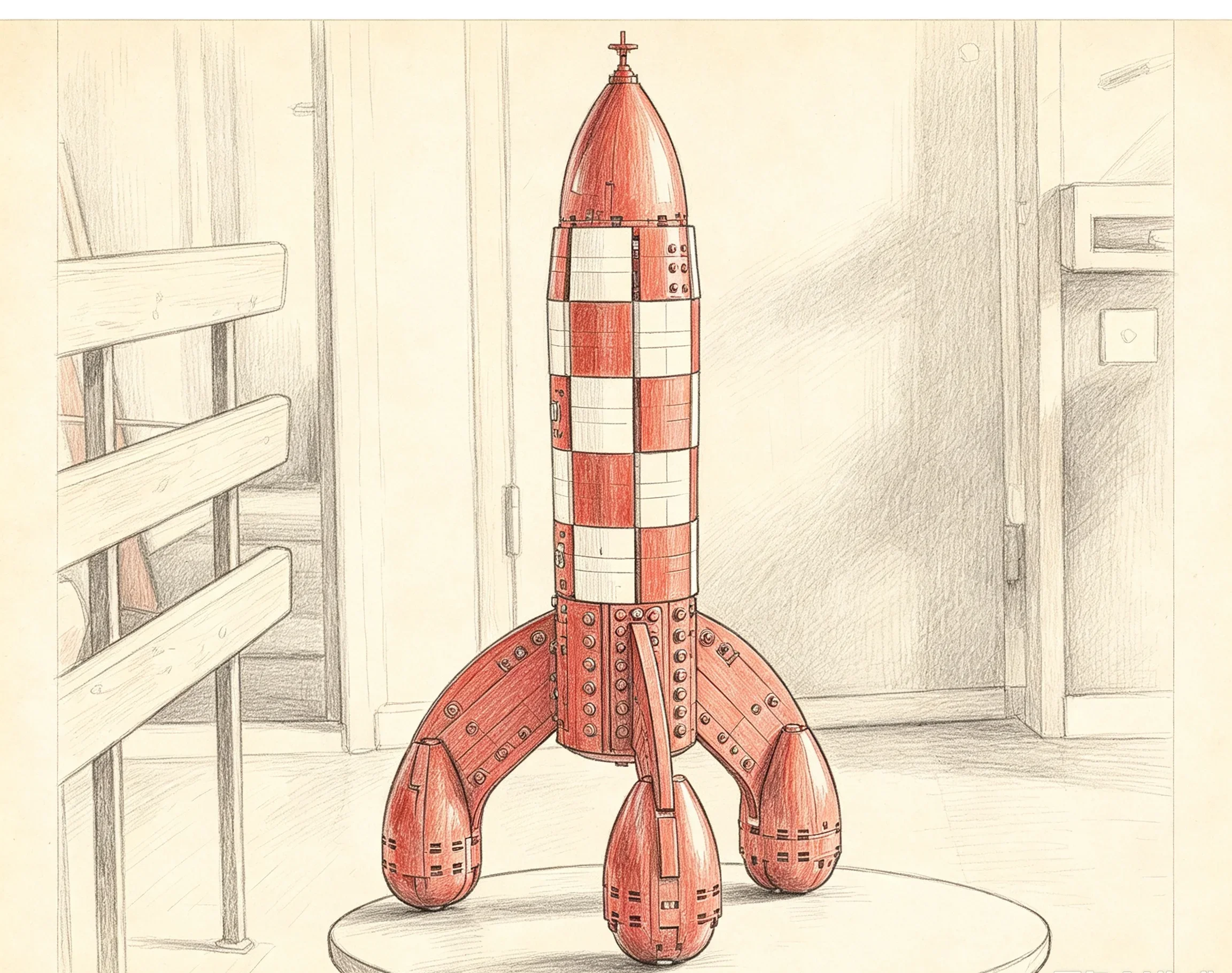 Günstige Moon Rocket Bausteine, kompatibel mit 1283 Teilen, Ausstellungsmodell, Geburtstagsgeschenke für Erwachsene, Spielzeug – Detail 1