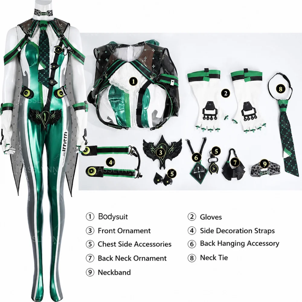 Stellar Eve Cosplay Zentai Bodysuit Planet Diving Suit 7th Squad  Printed Jumpsuit, Game Character Costume For Comic Con view 5