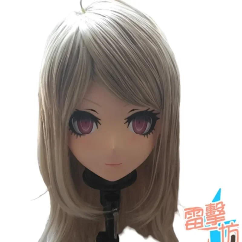 

(RAIGEKI MAKS 80) Смола Crossdresser DOLL BJD Kigurumi Аниме Danganronpa V3: Killing Harmony Akamatsu kaede Косплей Маска на голову