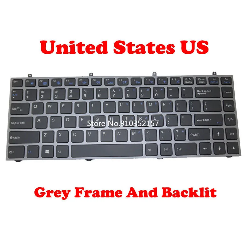 English US UK Keyboard For CLEVO W230SD W230SS MP-13C23U4J430 6-80-W2300-013-1 MP-13C23USJ4302 6-80-W23D0-010-1 Backlit