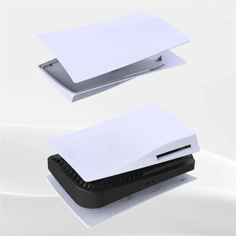【2025 NEWLY】For Playstation 5 For PS5 Console Accessories White Cover Plate Replacement Side Panel Disc Edition
