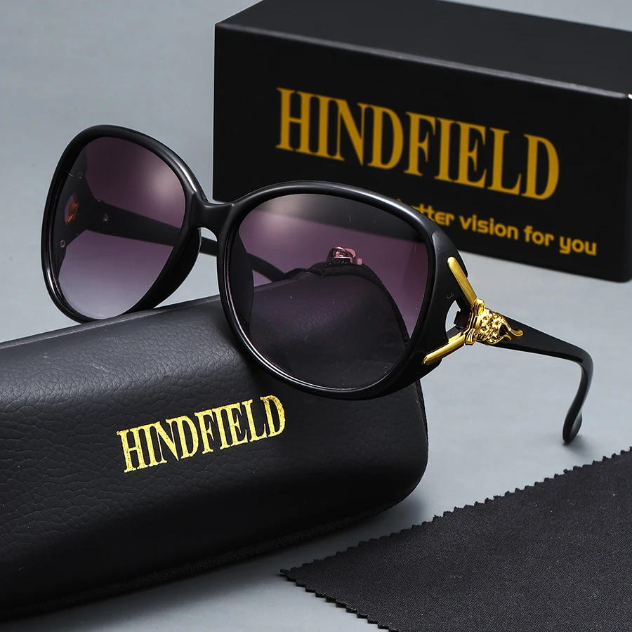 Modische, mit Fuchs verzierte runde Damenbrille mit großen Rahmen, geeignet für Partys, Musikfestivals und Boutique-Geschenke;