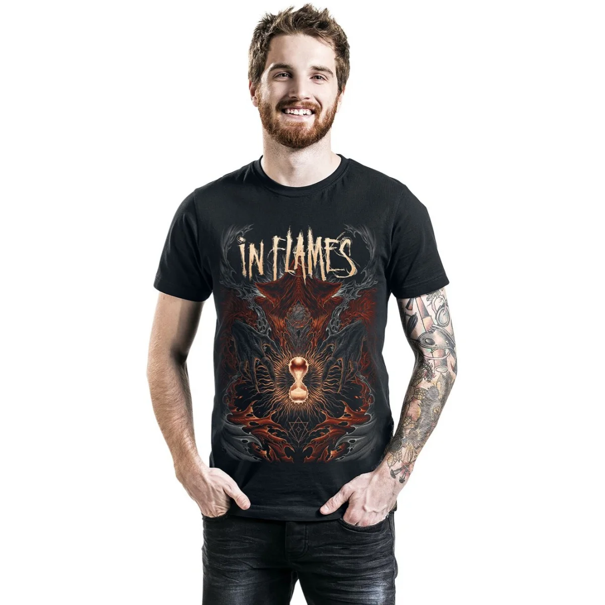 Pop Summer in Flames Graphic Cotton T-shirt Unisex Summer Short Sleeve Fashion Brand Tee Luxury Casual Vintage Tees