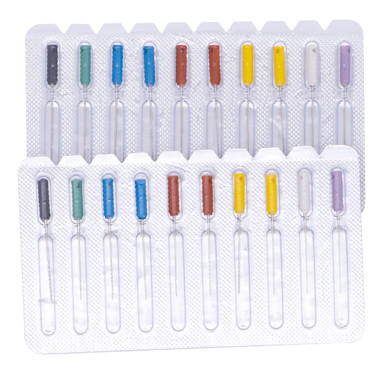 

10 Packs Dental Root Canal Files Cleaning Needle Nerve Barbed Broaches 21mm 25mm Dentistry Endodontic Tools