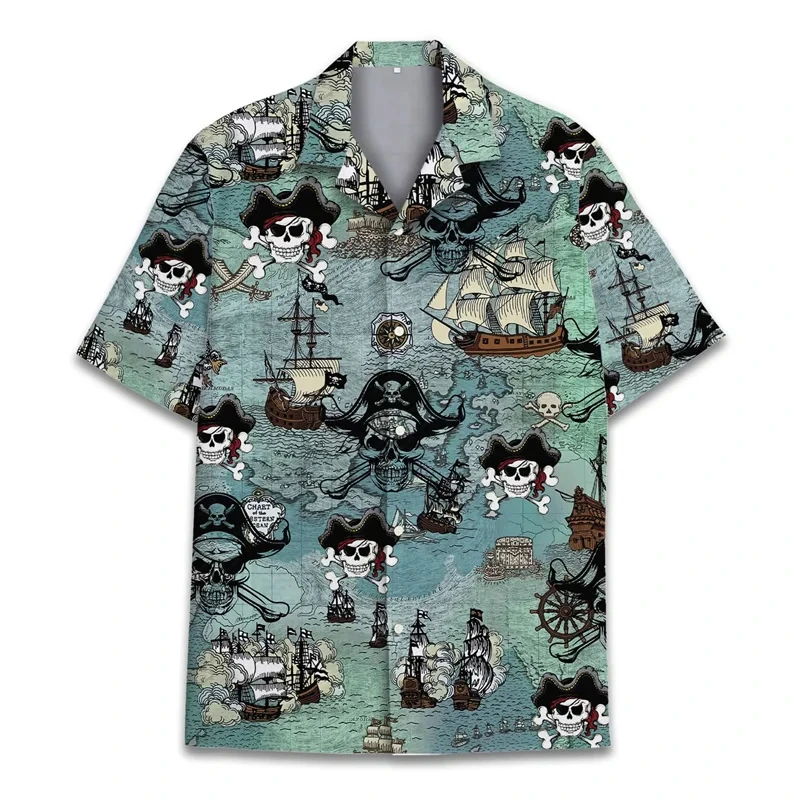 

Men's Shirt Hawaiian pattern 3D Print Men's Clothing 2024 Summer New Casual Hawaii Beach Hawaiian Harajuku Fashion Holiday Shirt