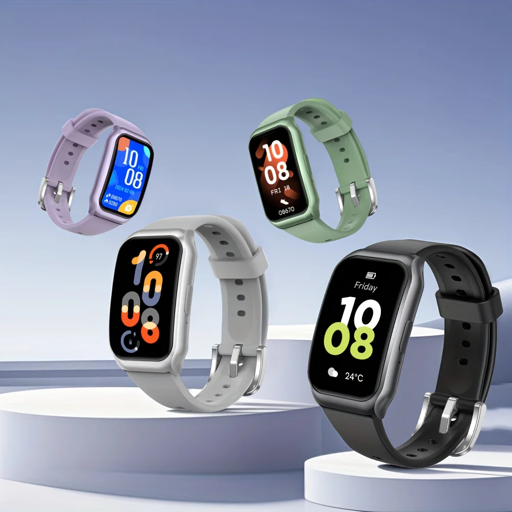 LAXASFIT New Smart Watch Bluetooth Calling Heart Rate&Sleep Monitoring Flashlight Voice Assistant Men Women Smartwatch
