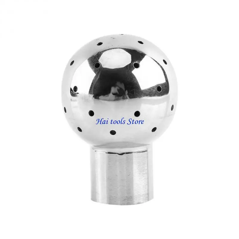 X37E Steel Fixed Internal Thread Cleaning Ball Sprayer Ball For Food Pharmaceuticals Use
