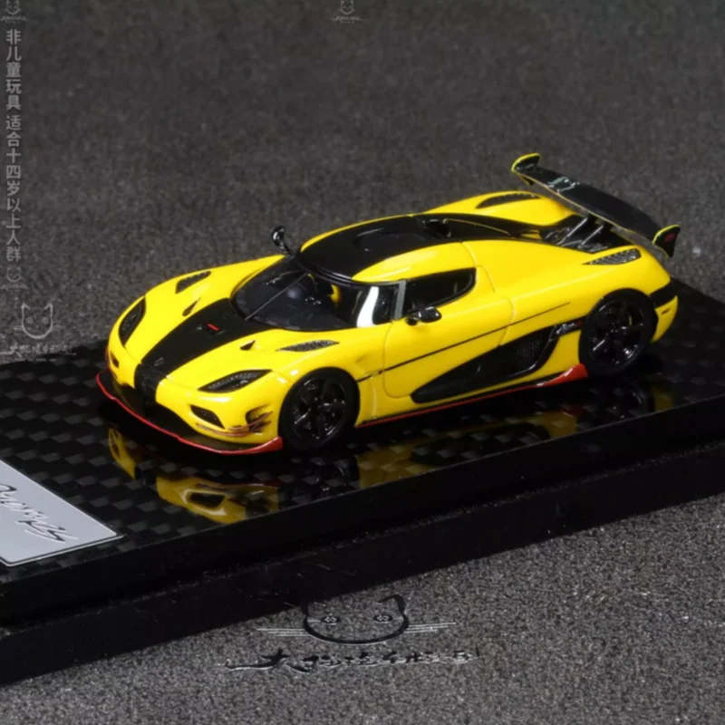 GRYNING Model 1/64 Scale Agera RS/ONE1 Resin Car Model Static Collection Decorated Holiday Gifts Toys Classic Souvenir Gift