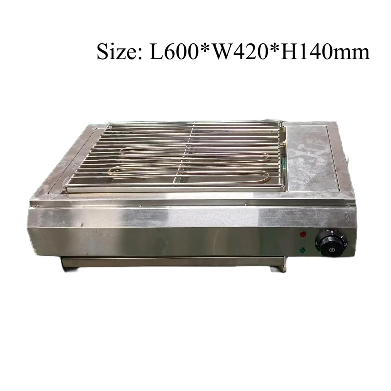 Commercial Grade Electric Tabletop Grill 3000W Smokeless BBQ Adjustable Temp CE Certified