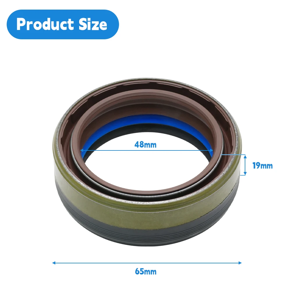 12036965B Oil Seal 48x65x19mm FKM NBR Rubber - DMHUI Rotary Shaft COMBI SF19 Type Tractor Wheel Hub Seal Ring 48*65*19
