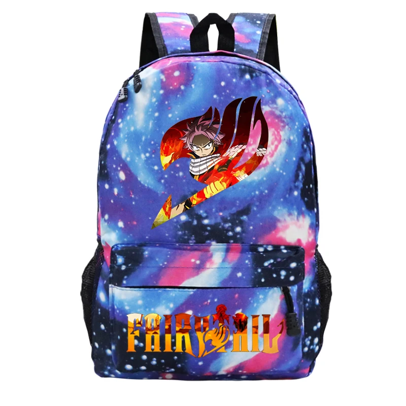 Fairy Tail Rugzak Jongens Meisjes Schooltas Studenten Mode Dagelijkse Knapzak Kids Boek Tas Tieners Casual Sport Rugzak Mochila