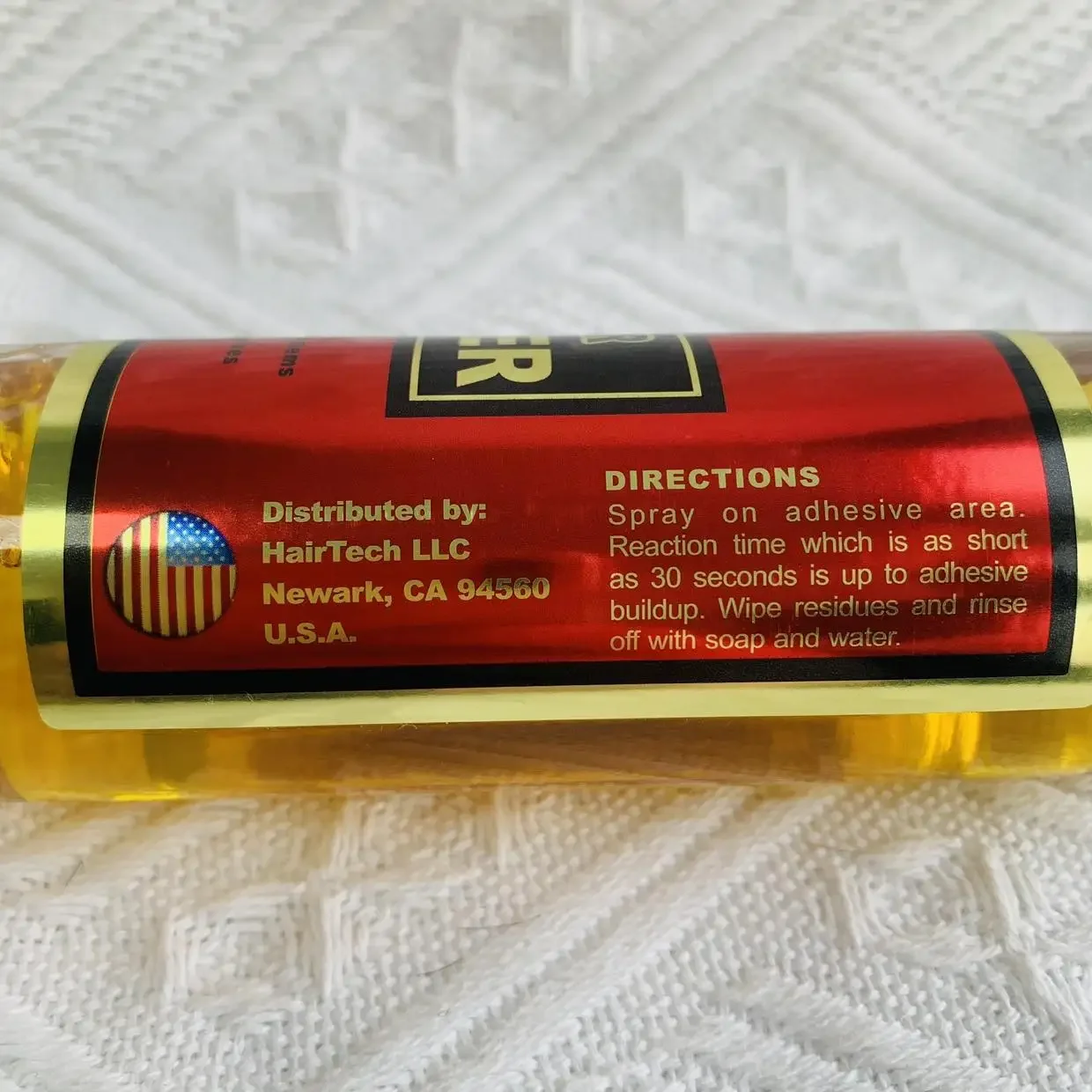 الجملة مزيل الصمغ الدانتيل سريع المفعول مزيلات لاصقة رذاذ للشعر المستعار التمديد الشريط أمامي الشعر المستعار بالجملة