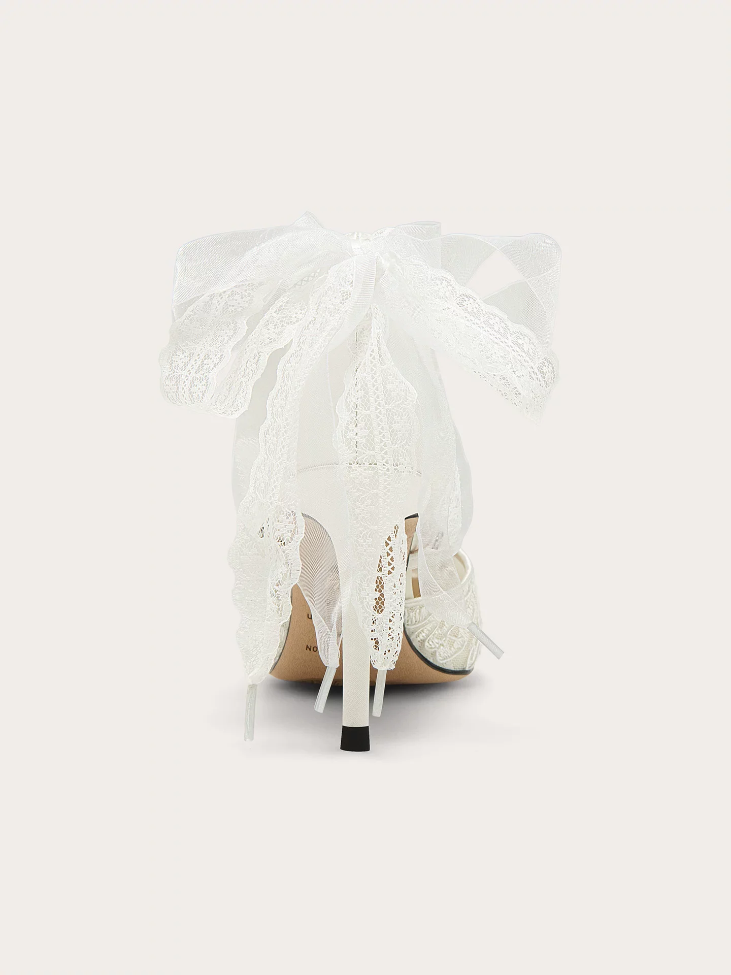 Summer new pointed embroidery mesh lace strap wedding shoes banquet big size small size slim heel high-heeled women's sandals