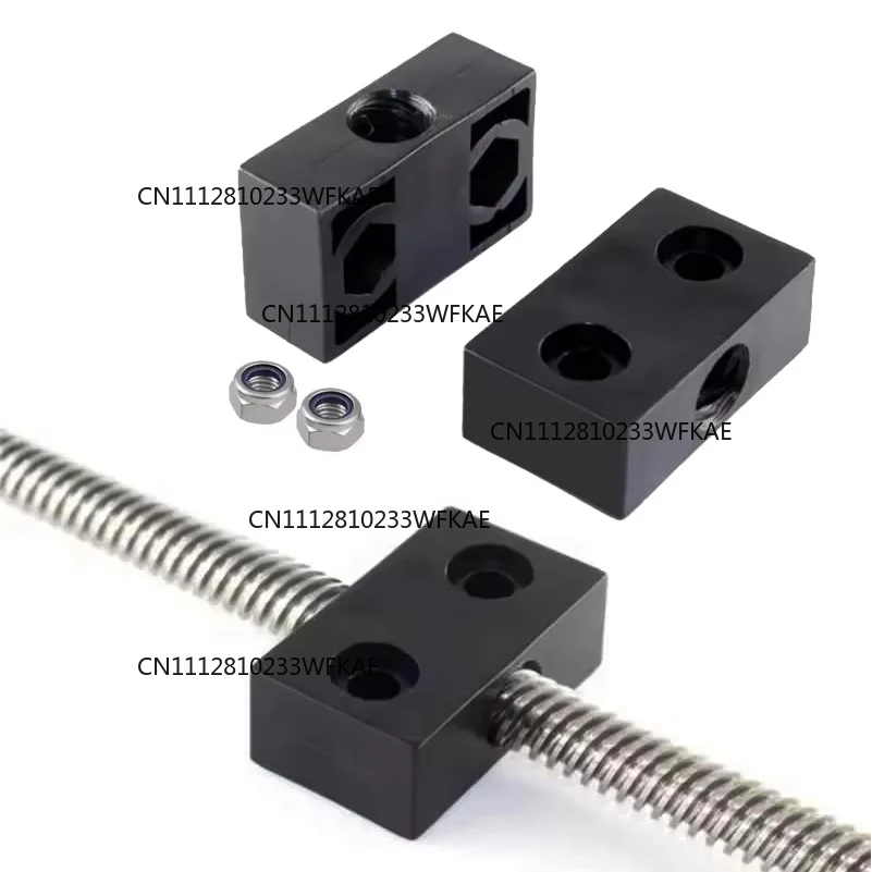 2pcs4Pcs T8 Acme Nut Block for 8mm Lead Screw Openbuilds Screw Nut Seat POM Trapezoidal Metric Pitch 2mm 4mm 8mm for CNC Parts