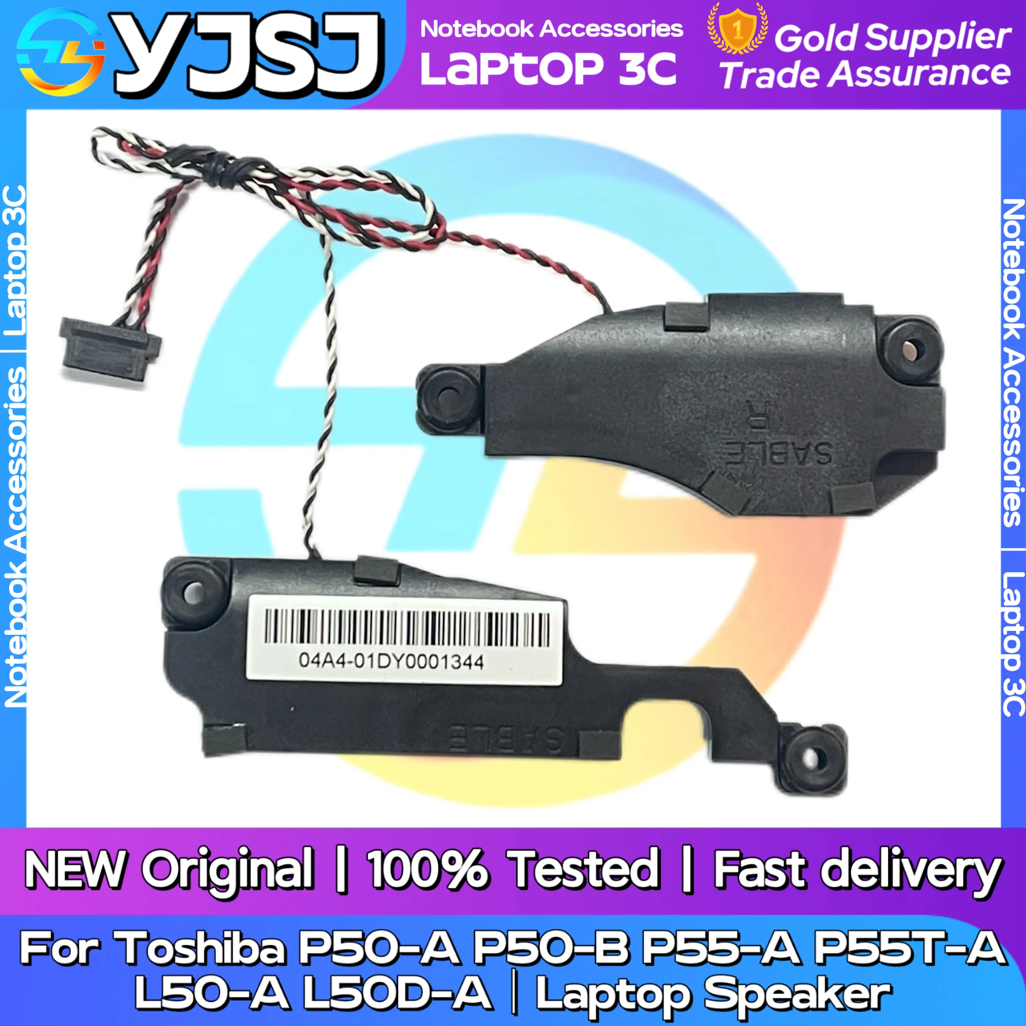 New Original Laptop Speaker For Toshiba P55 P55-A S55 S55T S55T-A P55T P55T-A P50-A P50-B L50 L50D-A L55 P55-B built-in speaker