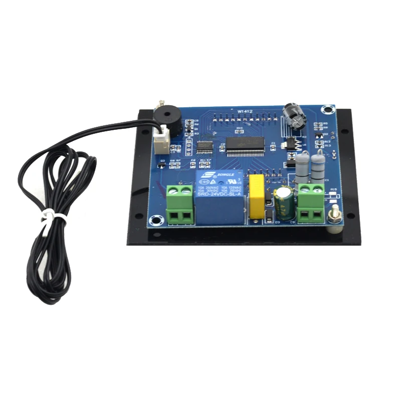 W1412 Microcomputer intelligent constant temperature thermometer electronic temperature controller Switch Thermometer 12/24/220V