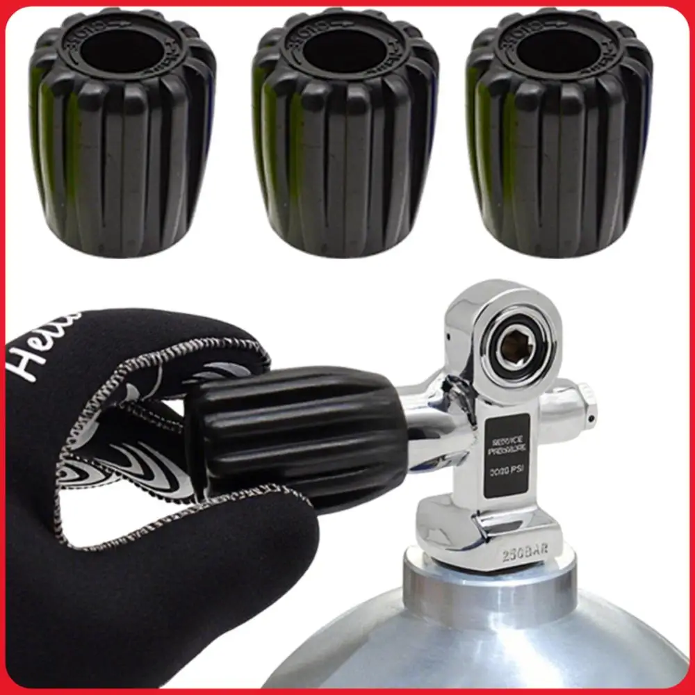 

Scuba Diving Tank Valve Knob Air Tank Valve Cap Non Slip Diving Tank Valve Cover Scuba Tank Valve Replacement Diving Accessories