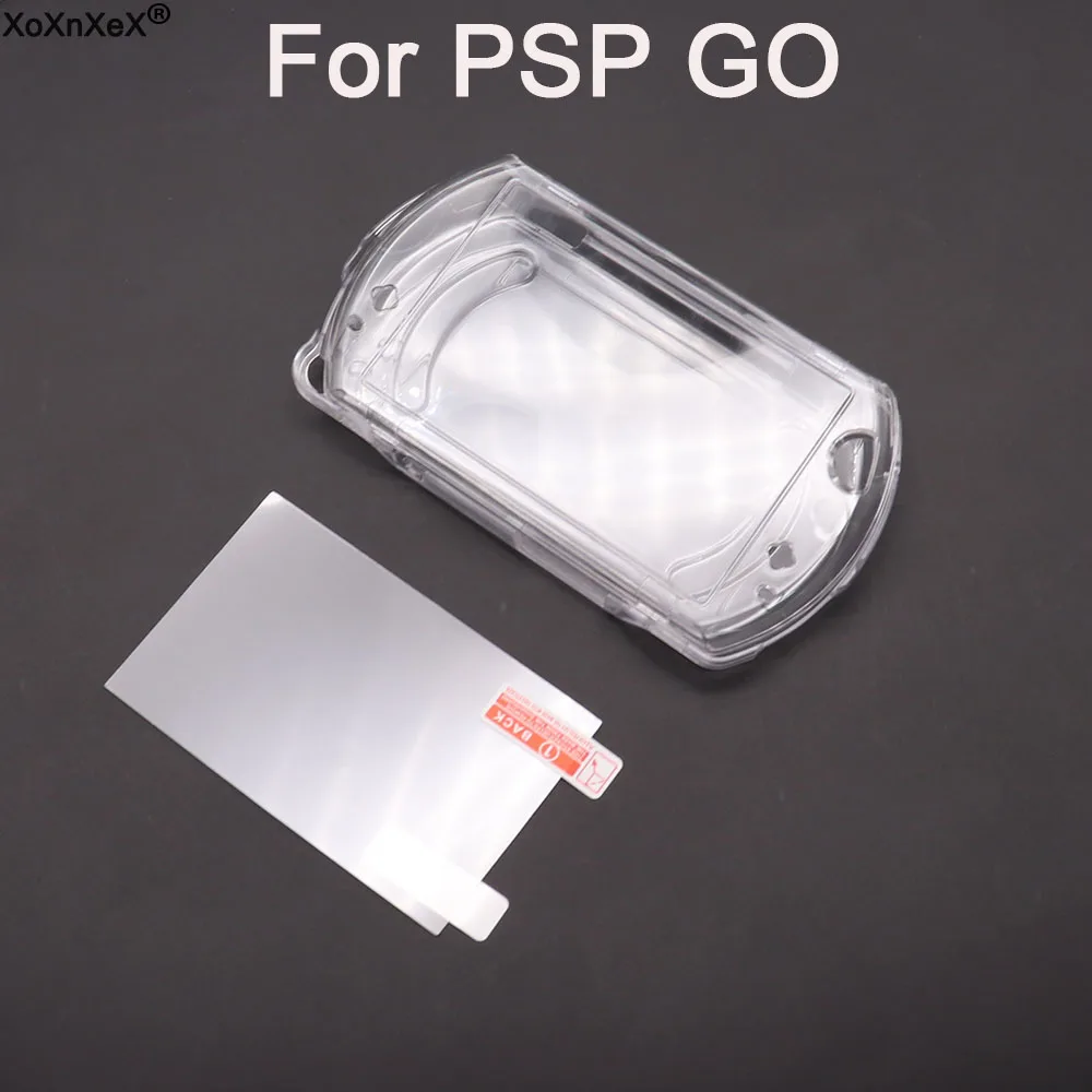 Clear Crystal Hard Case Cover Skin Protector for PSP Go Transparent Hard Cover Shell for PSP Go Accessories & Protective Film