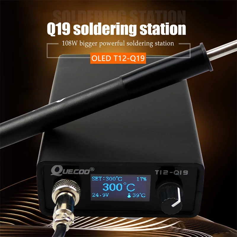 

T12 LED Digital Soldering Station Soldering Welding Equipment For Phone PC Electronic Repairing Soldering Iron Repair Tool