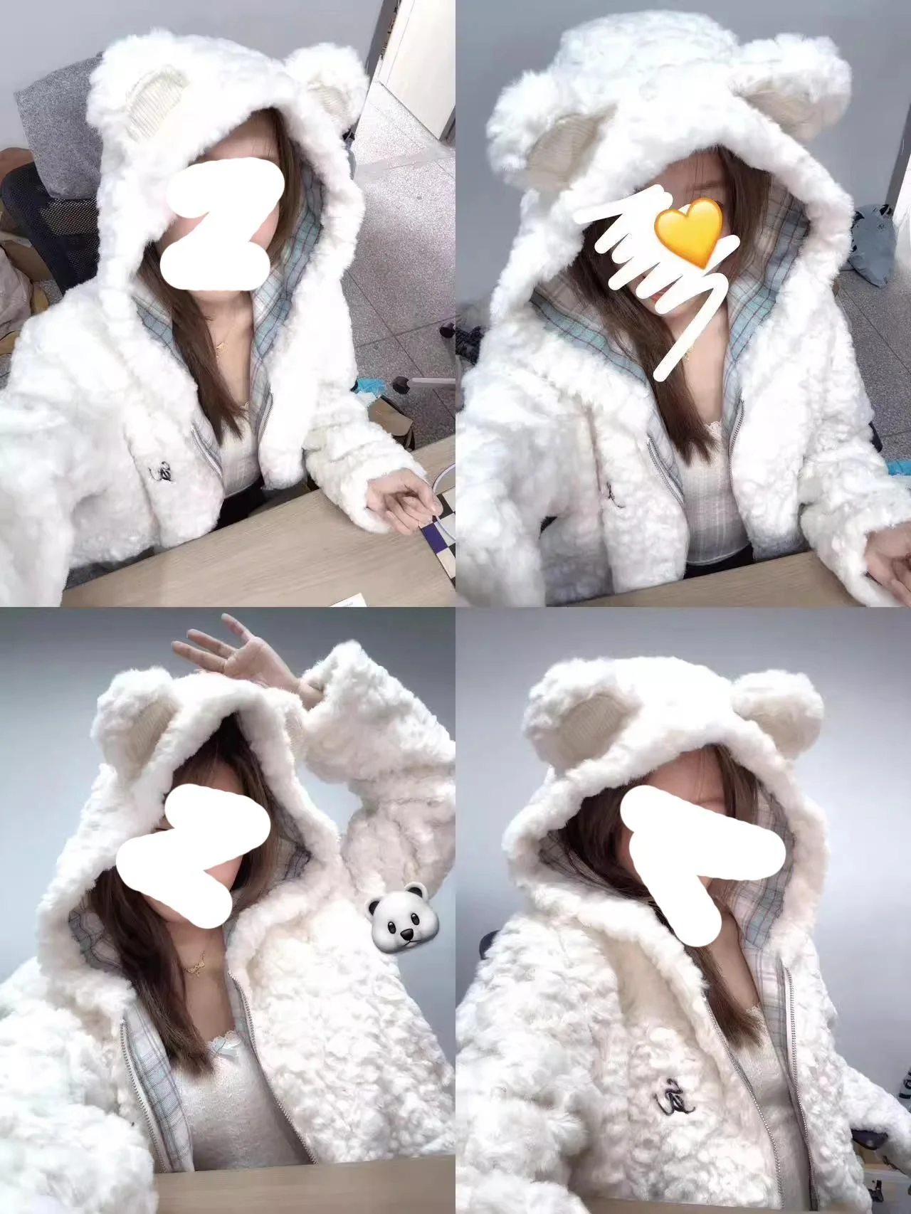 เสื้อกั๊กขนแกะสไตล์เกาหลีสำหรับผู้หญิง ทรงหลวม ใส่ในฤดูหนาว ขนฟู เป็นมิตรกับสิ่งแวดล้อม แฟชั่น ทรงตรง ยาว ปิดด้วยซิป