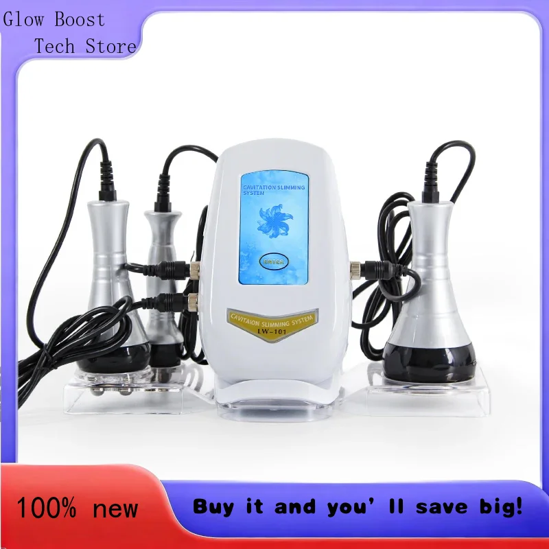 

Glow Hot selling product 3 in 1 40K ultra-thin ultrasonic liposuction wrinkle removal and slimming