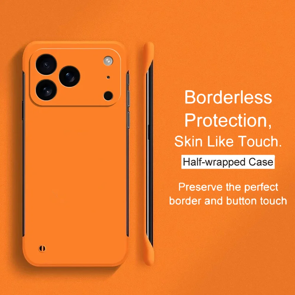 

Luxury Borderless Candy Color Hard PC Case For iPhone 17 Pro Air Pro Max 17 pro 17 air Ultra Thin Matte Back Cover