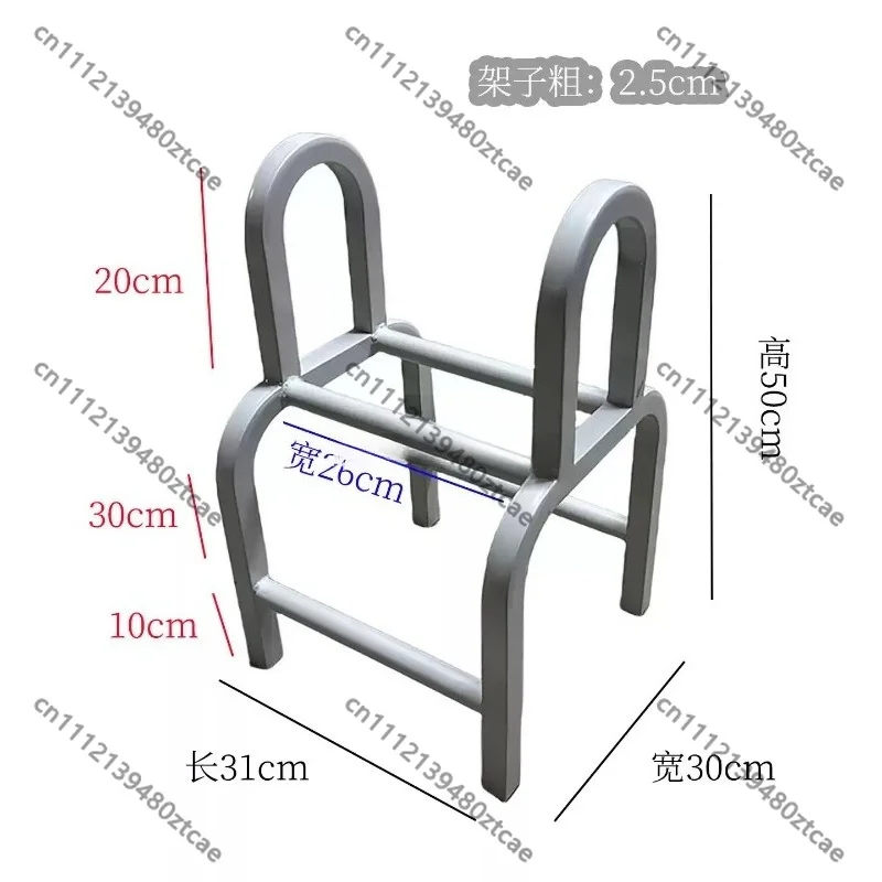 Replacement White Floor Mount Support Stand, Spare Accessory For Card Twisting Vending Dispenser