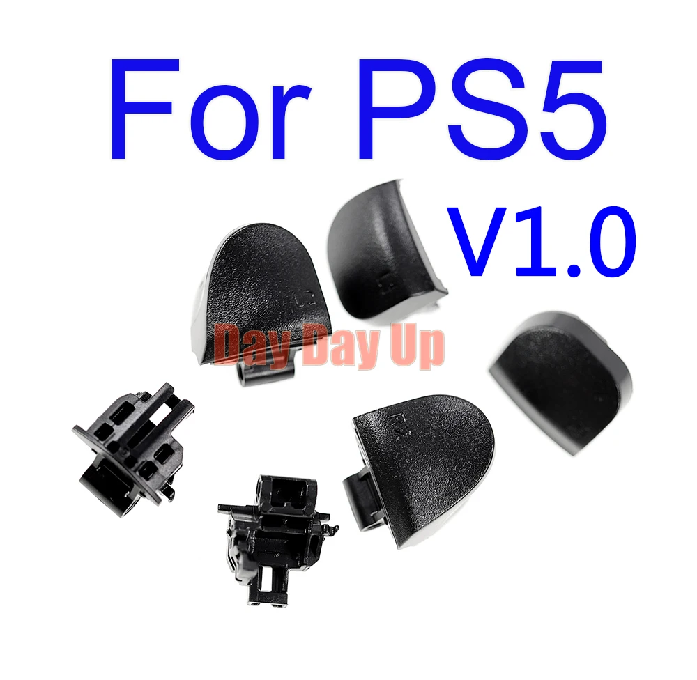 

100sets For Sony Playstation 5 V1 L R LR trigger button FOR PS5 V1.0 L1 R1 L2 R2 Bracket Trigger Shaft spring Full Set Buttons
