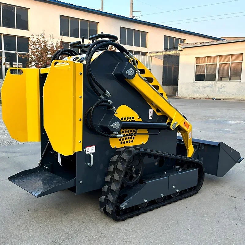 Customized Mini Skid Steer Loader Cheap Wheel/Track Loader Farm Compact Skid Steer EURO 5 EPA Diesel Engine Mini Wheel Loaders