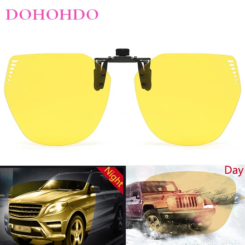 

Brand Designer Polarized Clip-On Sunglasses Women Night Vision Anti-Glare Glasses Men Outdoor Sports Driving Goggles Male UV400