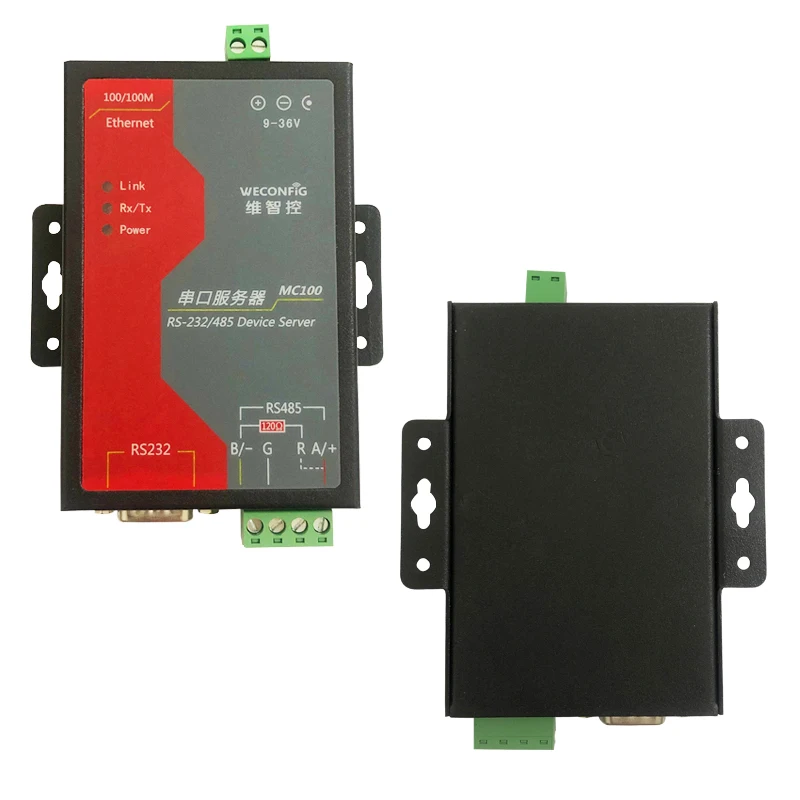 serial server RS232/485 to two-way mutual transfer serial port to network port data transparent transmission