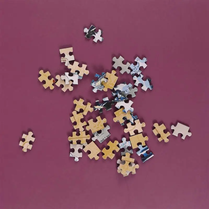 Mini Test Tube Puzzle Oil Painting Jigsaw Decompress Toys Educational Toys Starry Sky Landscapes Animal Jigsaw Game