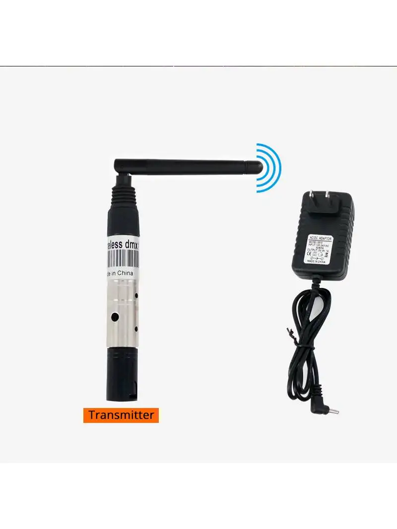 ​ SHEHDS DMX512 drahtloser Empfänger/Sender übertrifft Standard 2,4 G Wireless für Par Light Moving Head Light DJ Disco Bar Light