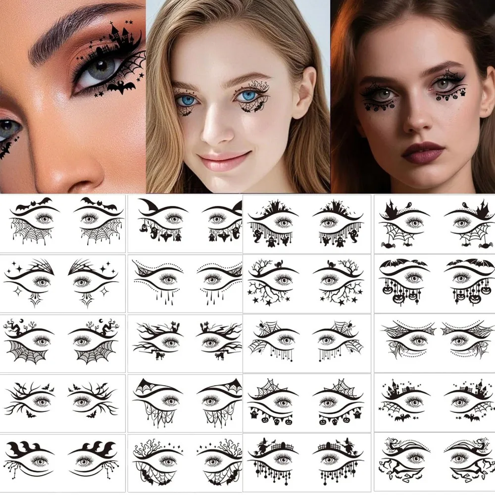Valentine Halloween Temporary Face Tattoo Stickers