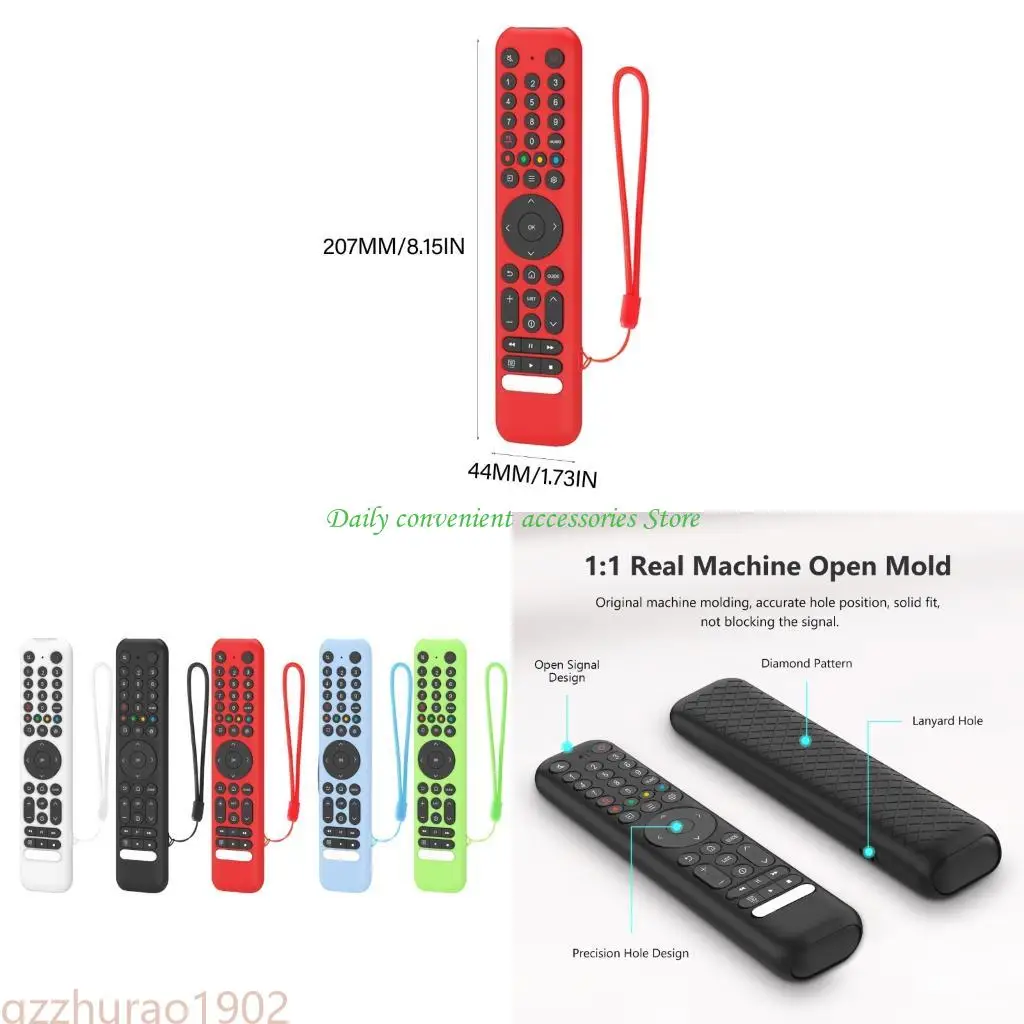 

97QB Silicone Protective Case for RC716 RC833 Remote Control AntiSlip Cover